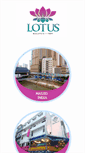 Mobile Screenshot of lotushotel.com.my