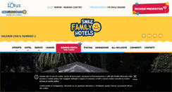 Desktop Screenshot of lotushotel.it