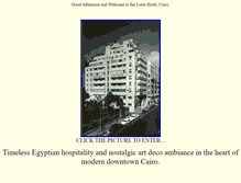 Tablet Screenshot of lotushotel.com